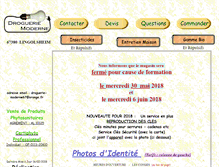 Tablet Screenshot of drogueriemoderne.com